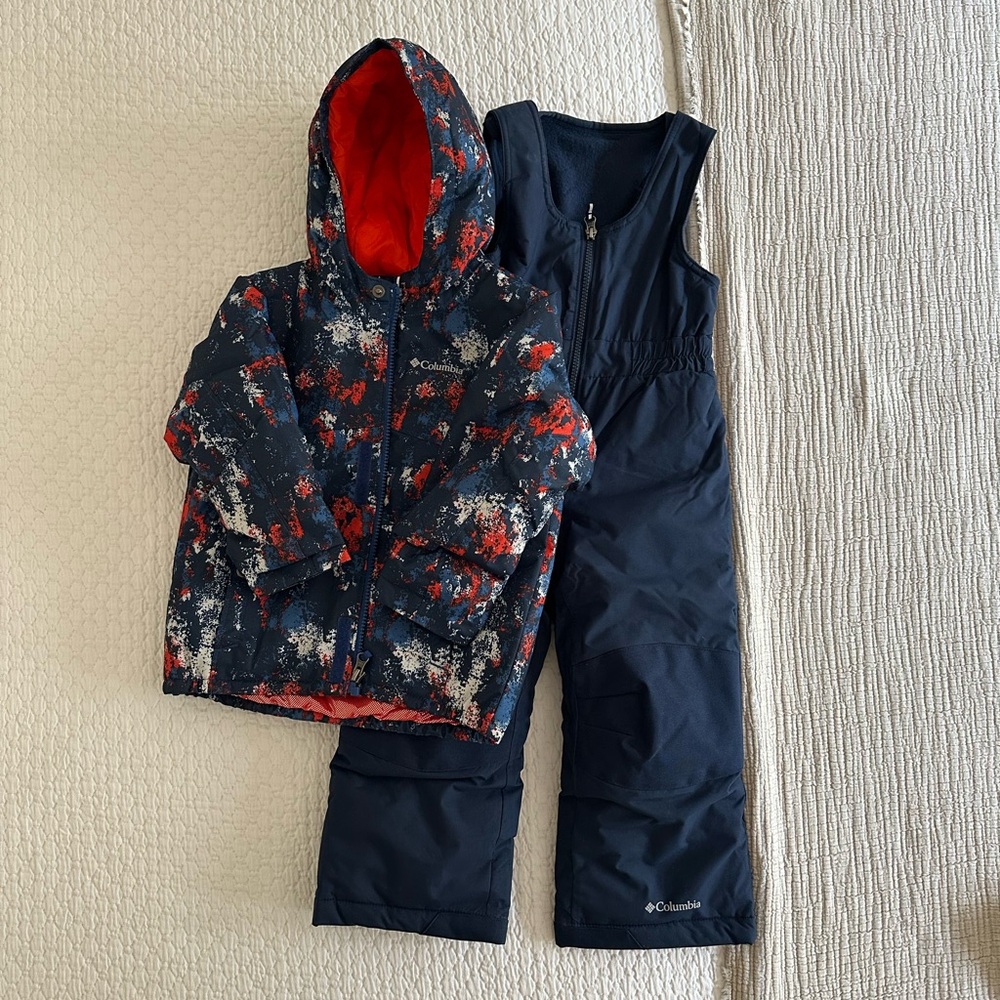Columbia Kids' Snow Suit - Navy and Red